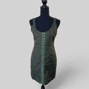 Vintage green dress ytk‎